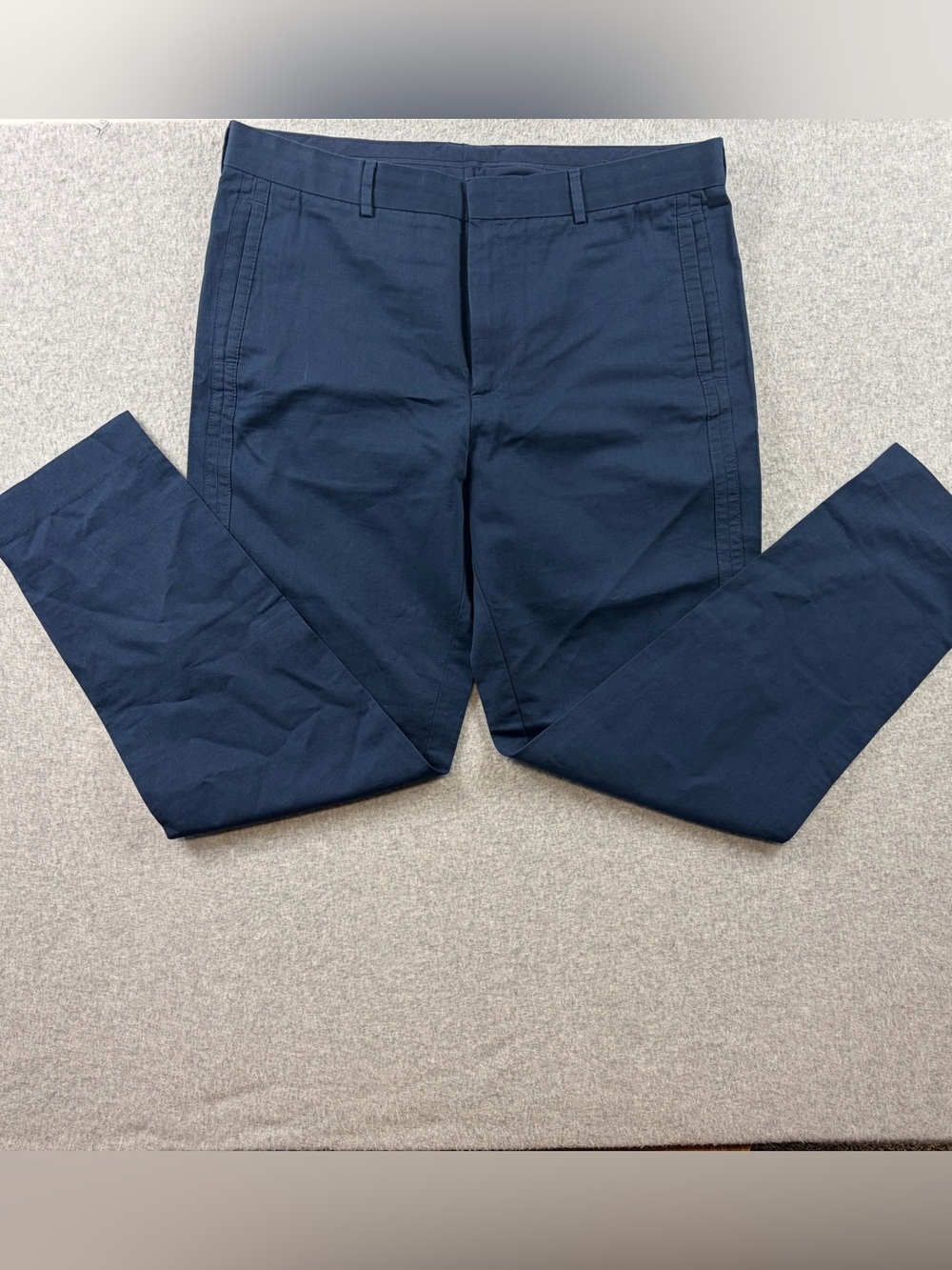 COS Navy Slim Straight Chino Pants